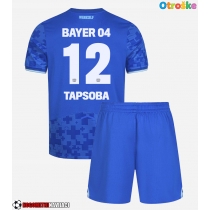 Otroške Nogometnih dresov Bayer Leverkusen Edmond Tapsoba #12 Tretji 2025-26 Kratki rokavi (+ hlače)